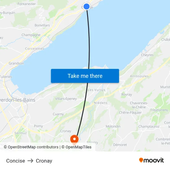 Concise to Cronay map