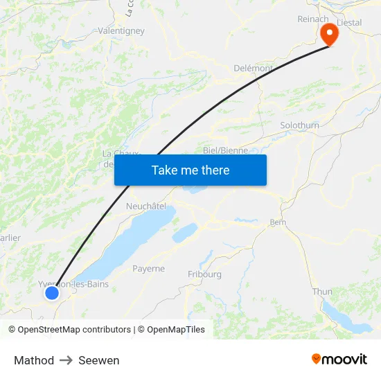 Mathod to Seewen map