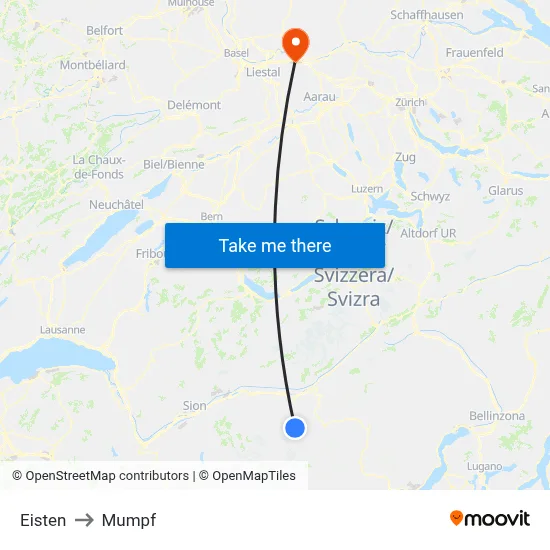 Eisten to Mumpf map