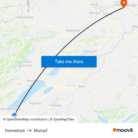 Donneloye to Mumpf map