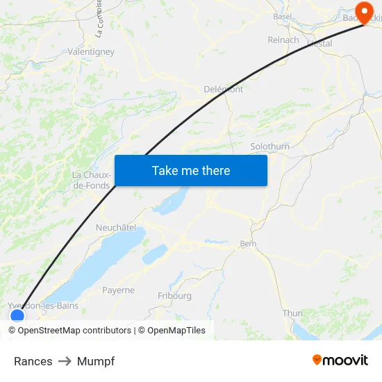 Rances to Mumpf map