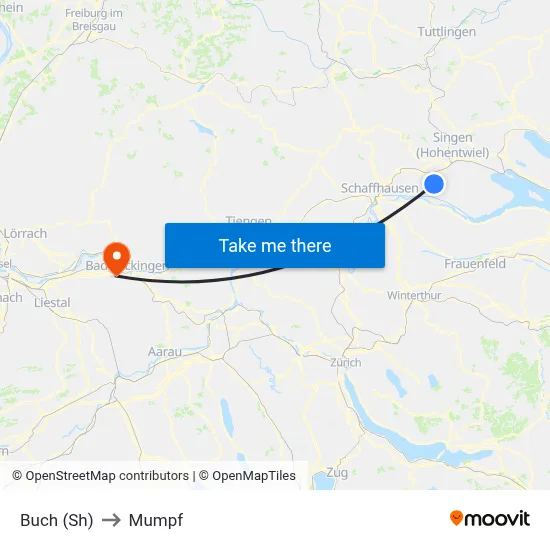 Buch (Sh) to Mumpf map