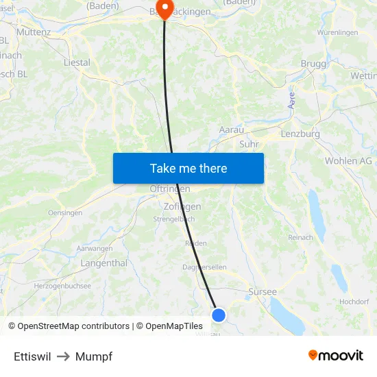 Ettiswil to Mumpf map