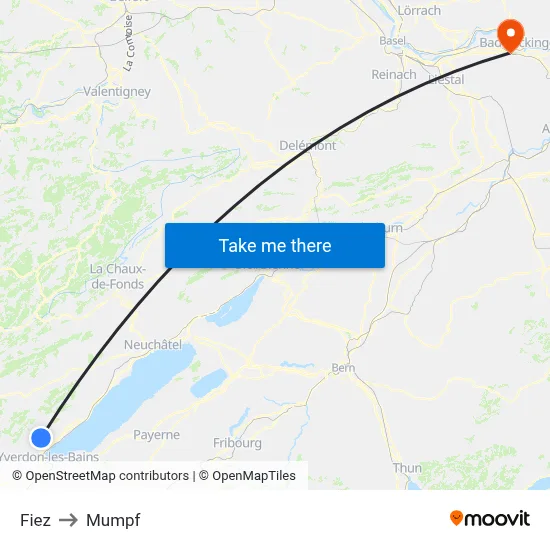 Fiez to Mumpf map