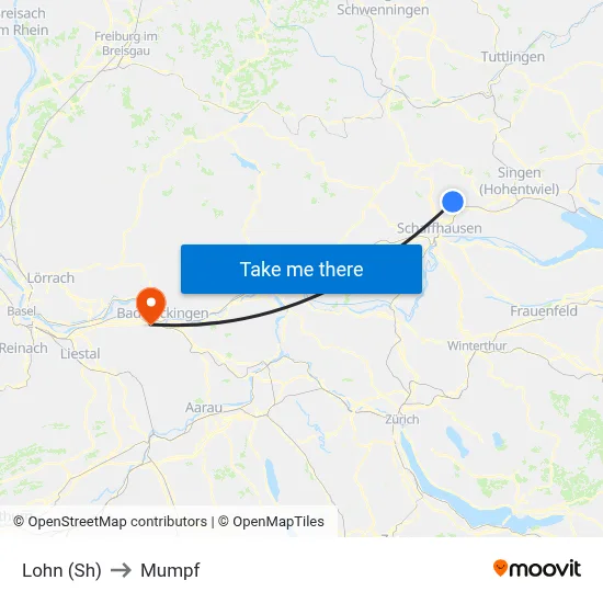 Lohn (Sh) to Mumpf map