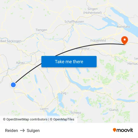 Reiden to Sulgen map