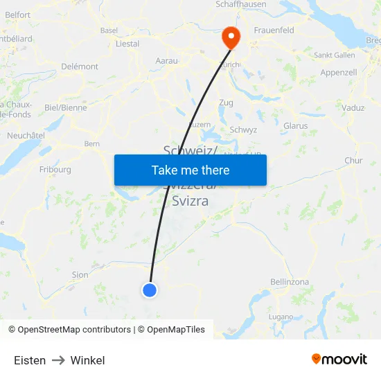 Eisten to Winkel map