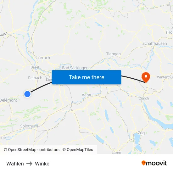 Wahlen to Winkel map