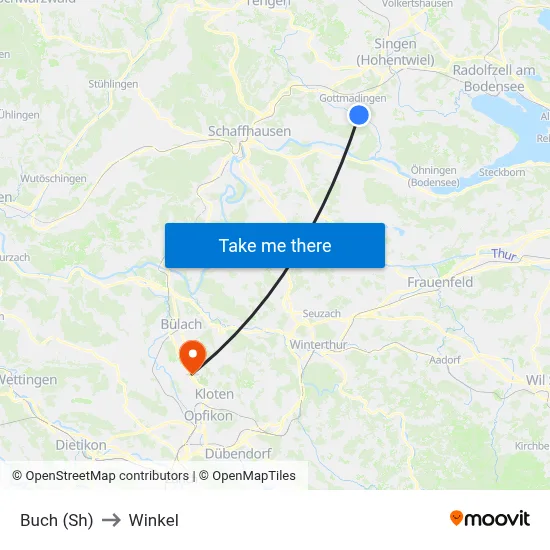 Buch (Sh) to Winkel map
