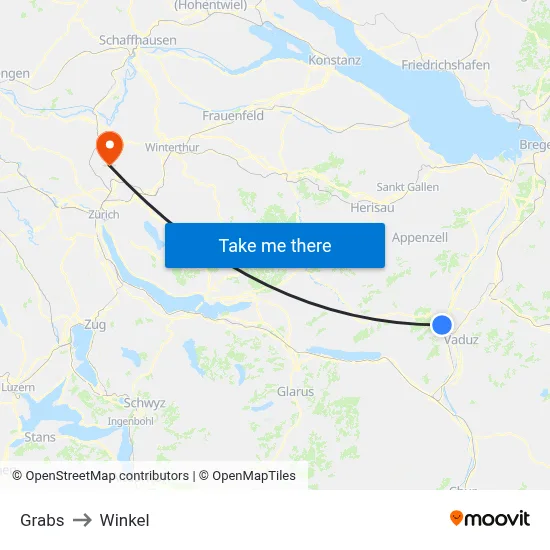 Grabs to Winkel map