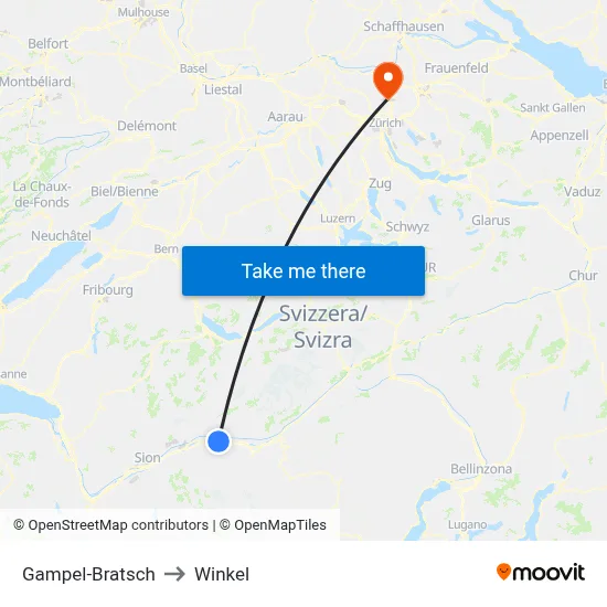 Gampel-Bratsch to Winkel map