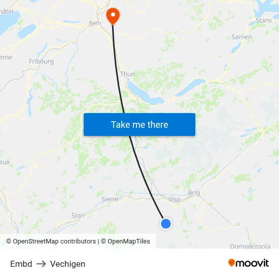 Embd to Vechigen map