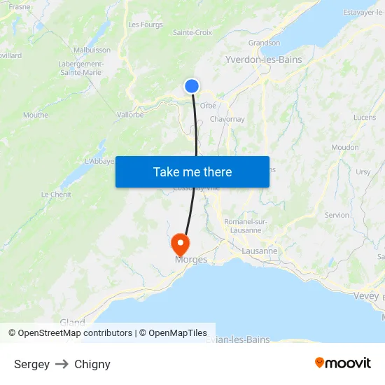 Sergey to Chigny map