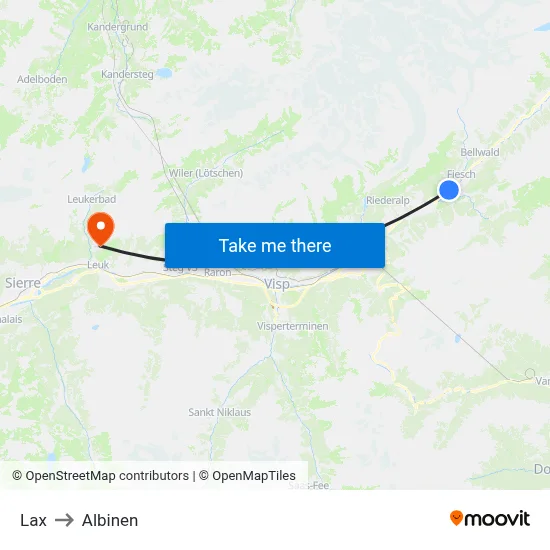 Lax to Albinen map