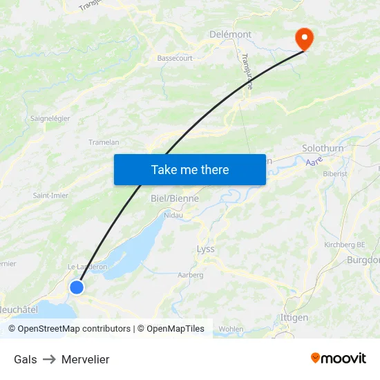 Gals to Mervelier map