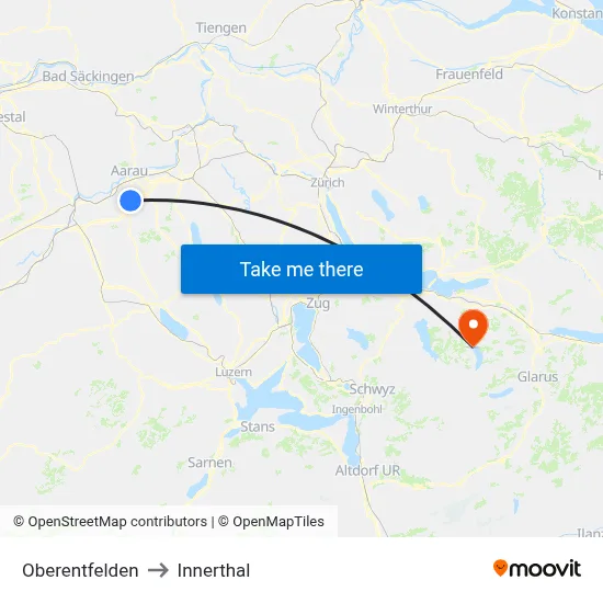 Oberentfelden to Innerthal map