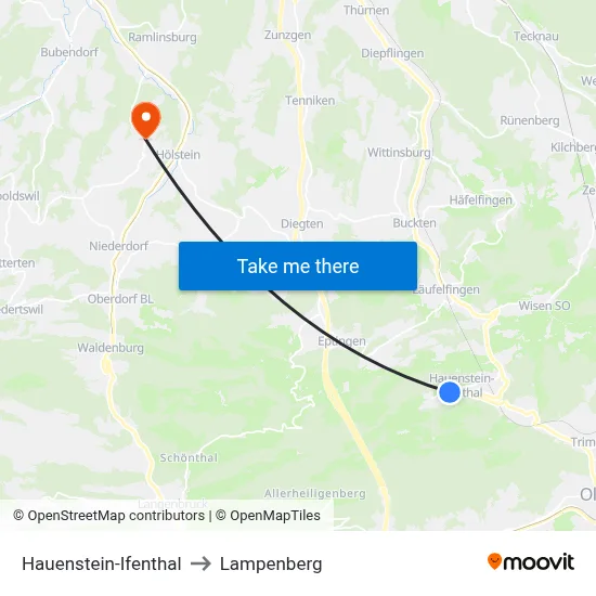 Hauenstein-Ifenthal to Lampenberg map