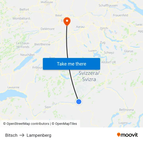 Bitsch to Lampenberg map