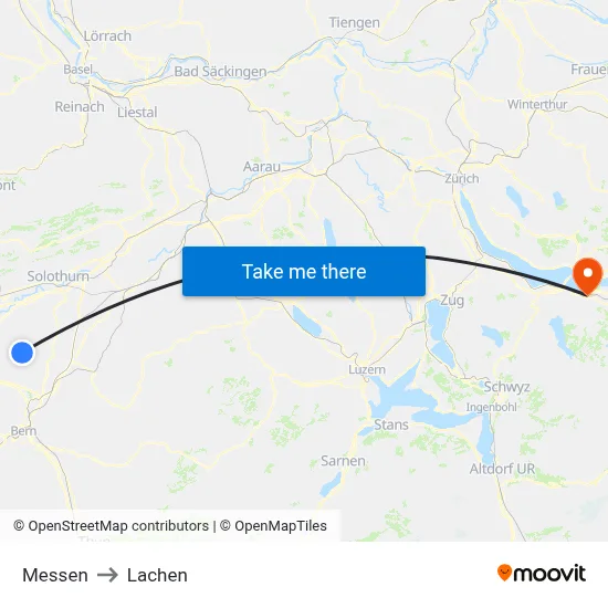 Messen to Lachen map