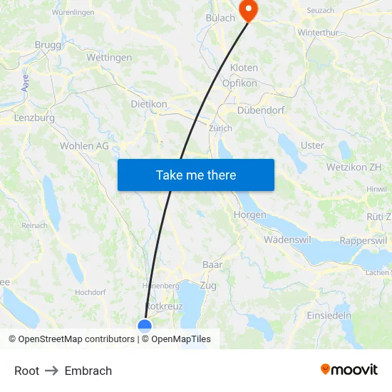 Root to Embrach map
