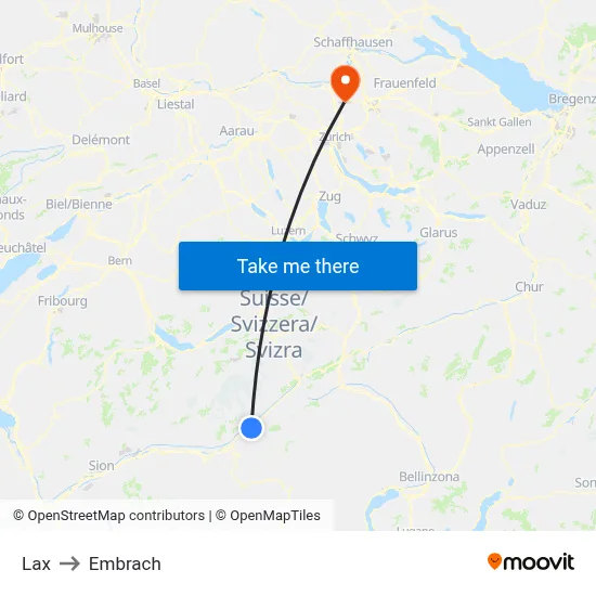 Lax to Embrach map