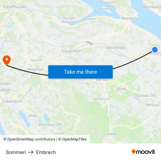 Sommeri to Embrach map