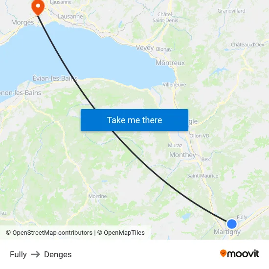 Fully to Denges map