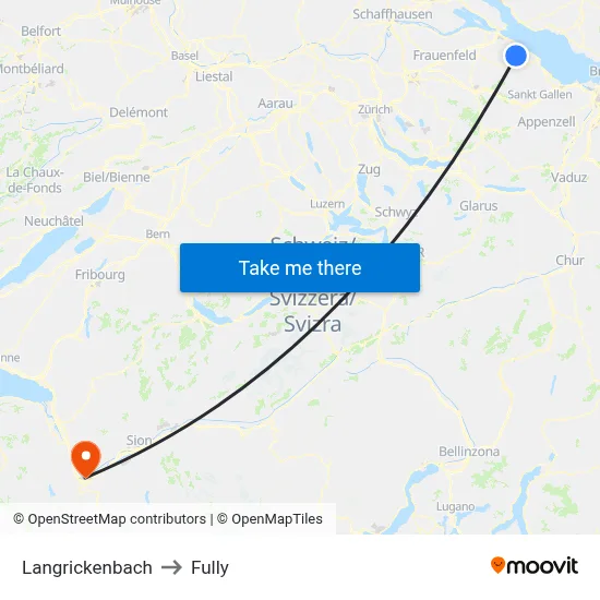 Langrickenbach to Fully map