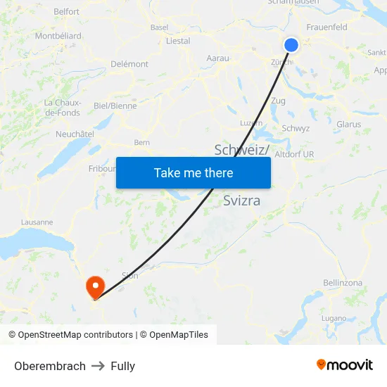 Oberembrach to Fully map