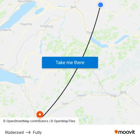 Rüderswil to Fully map