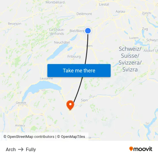 Arch to Fully map