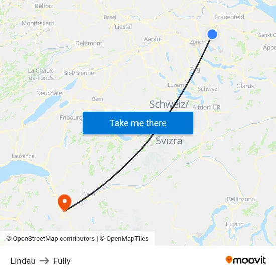 Lindau to Fully map