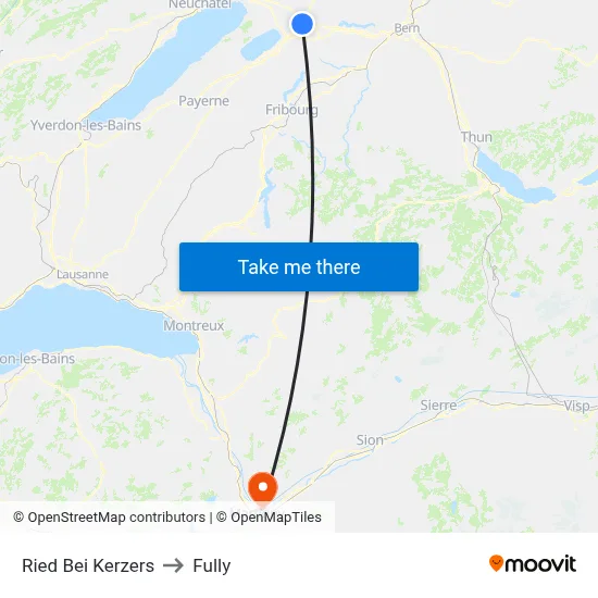 Ried Bei Kerzers to Fully map