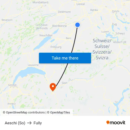 Aeschi (So) to Fully map