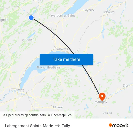 Labergement-Sainte-Marie to Fully map