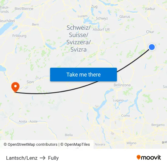 Lantsch/Lenz to Fully map