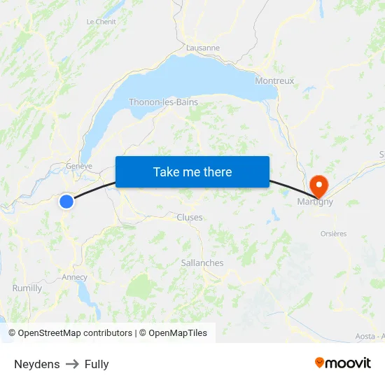 Neydens to Fully map