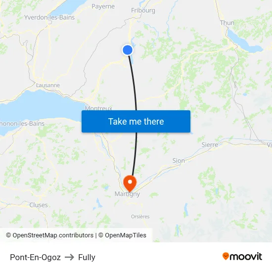 Pont-En-Ogoz to Fully map