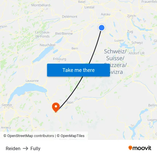 Reiden to Fully map