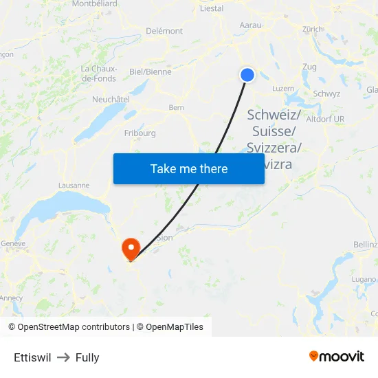 Ettiswil to Fully map