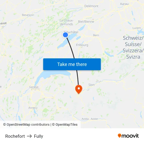 Rochefort to Fully map