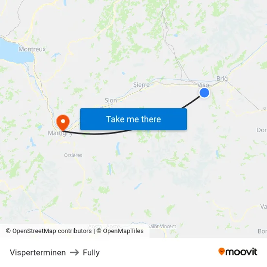 Visperterminen to Fully map