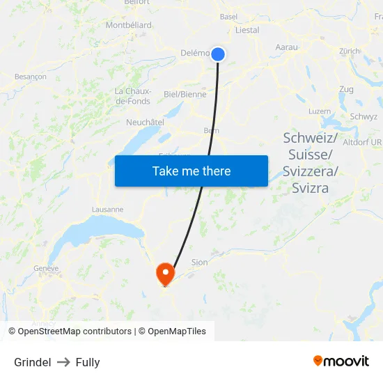 Grindel to Fully map