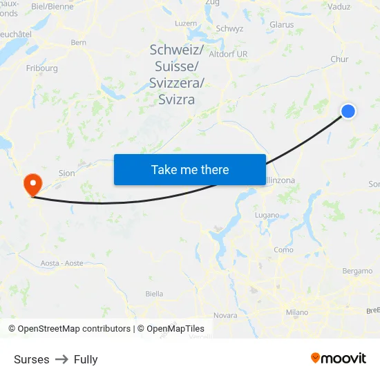 Surses to Fully map