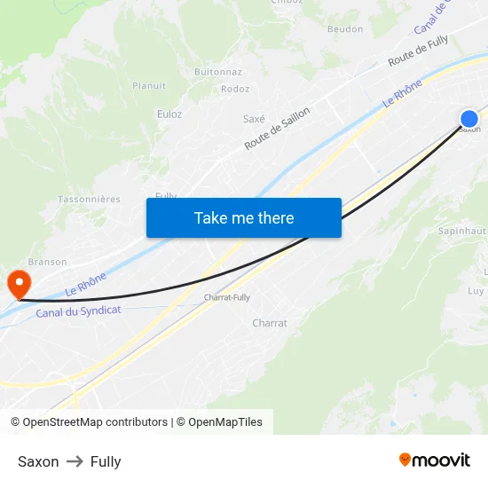 Saxon to Fully map