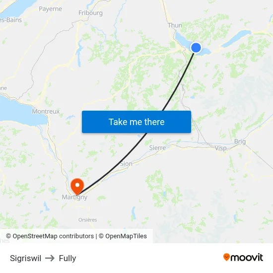 Sigriswil to Fully map