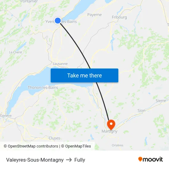 Valeyres-Sous-Montagny to Fully map
