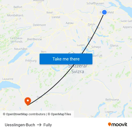 Uesslingen-Buch to Fully map
