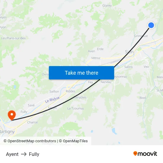 Ayent to Fully map