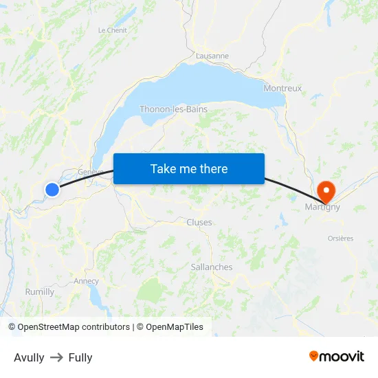 Avully to Fully map